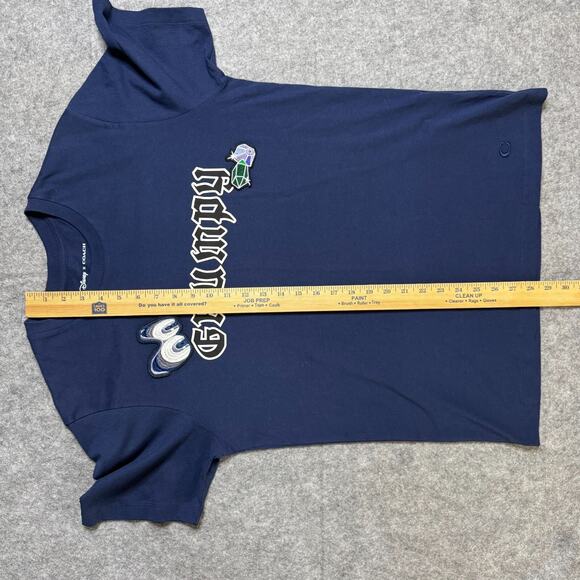 Disney x Coach Grumpy Shirt Size Medium Blue Snow White Limited Edition Tee NWT - Picture 10 of 10